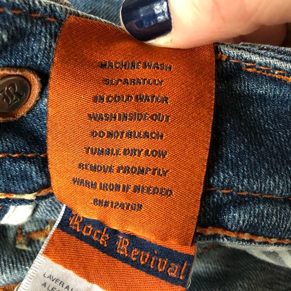 Rock Revival Gwen Bootcut Jeans Sz 29 EUC - Picture 12 of 16